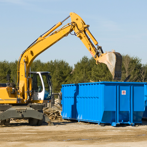 are there any restrictions on where a residential dumpster can be placed in Robertson County TX